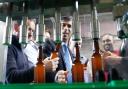 Prime Minister Rishi Sunak visited the Vale of Glamorgan Brewery in Barry on Thursday (May 23).