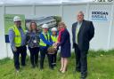 The sod cutting ceremony took place recently