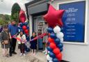 Customers joined staff to celebrate the Bryn Road store's opening on Friday