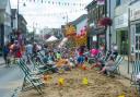 The beach party was originally held in Blackwood, but since the pandemic, it has been held in Risca
