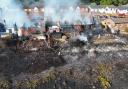 The fire led to the evacuation of 32 properties, though no injuries were reported.