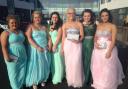 PASTEL: Pupils from Llanwern High School at their prom in 2015.