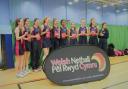 Haberdashers' Monmouth School for Girls netball team who are champions of Wales