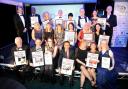 AWARDS: Category winners at last year’s South Wales Argus Health and Care Awards at Chepstow Racecourse