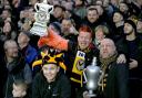 MEMORIES: Newport County fans soaking up the magic of the FA Cup on Sunday as their side beat Leicester City at Rodney Parade