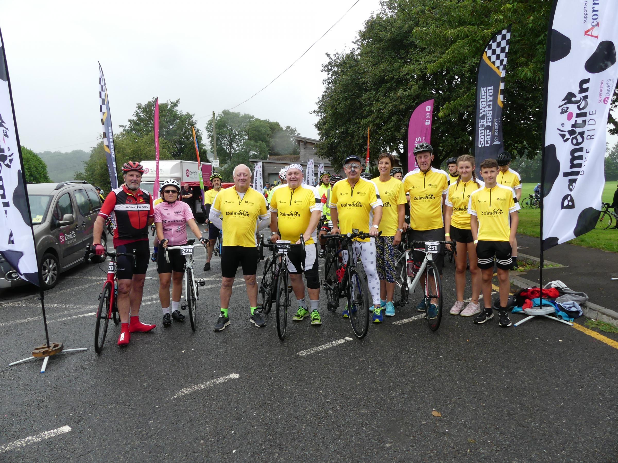 Acorn Dalmatian Bike Ride 2021 for St David's Hospice Care - Vimarsana News