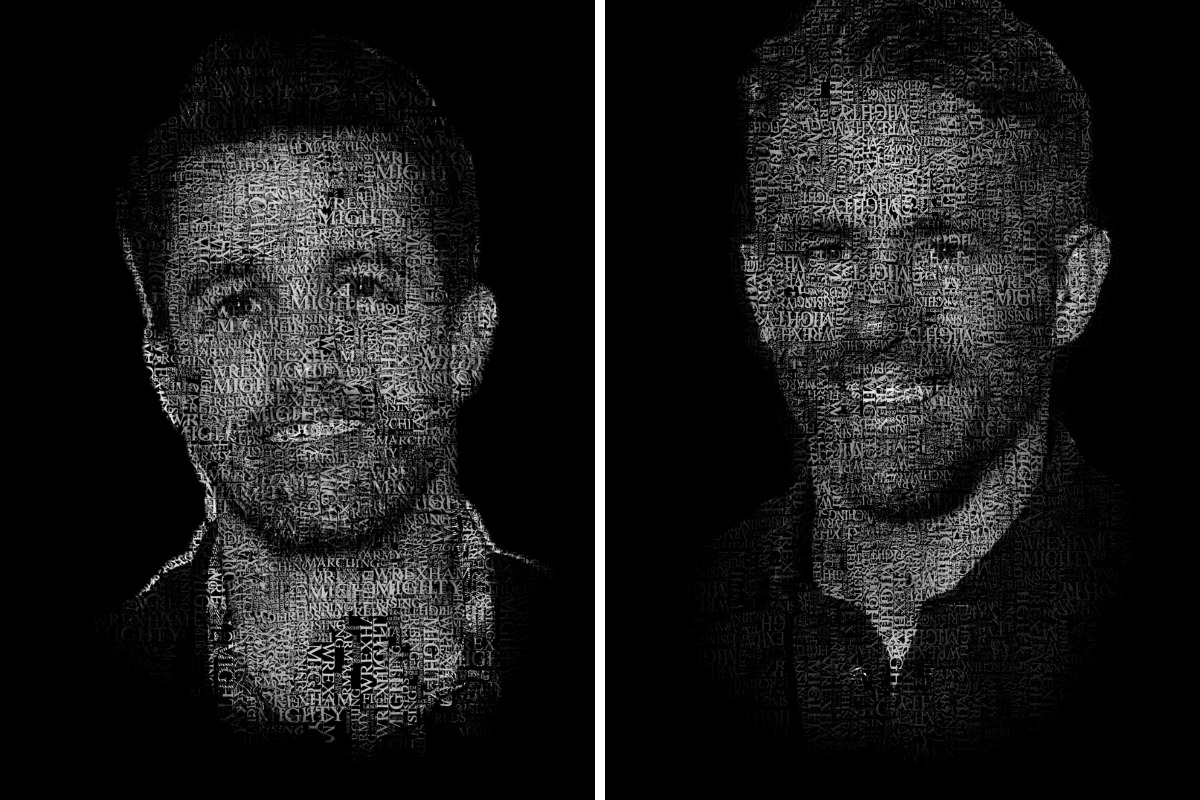 Clare Chiddicks images of Rob McElhenney and Ryan Reynolds