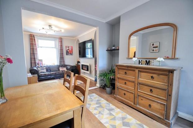 South Wales Argus: The downstairs living space (Credit: Bluestone Lettings)