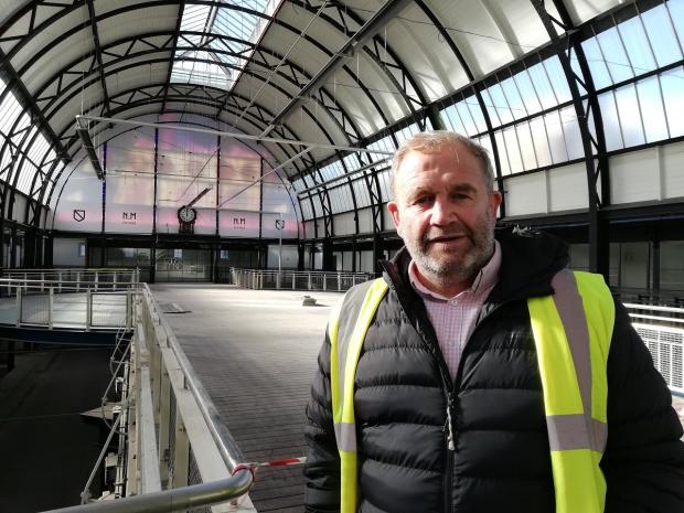 South Wales Argus: Simon Baston, the managing director of Loft Co, which is leading the redevelopment of Newport Market.