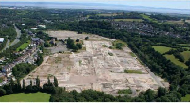 South Wales Argus: The Jubilee Park site once demolition was completed, nearly a decade ago