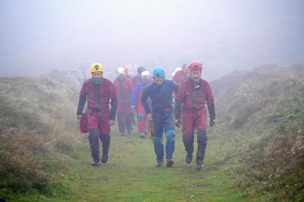 South Wales Argus: Teams from across the UK took part in the rescue. (PA)