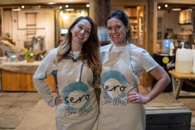 South Wales Argus: Laura Parry and Liz Morgan are the founders of Sero Zero Waste