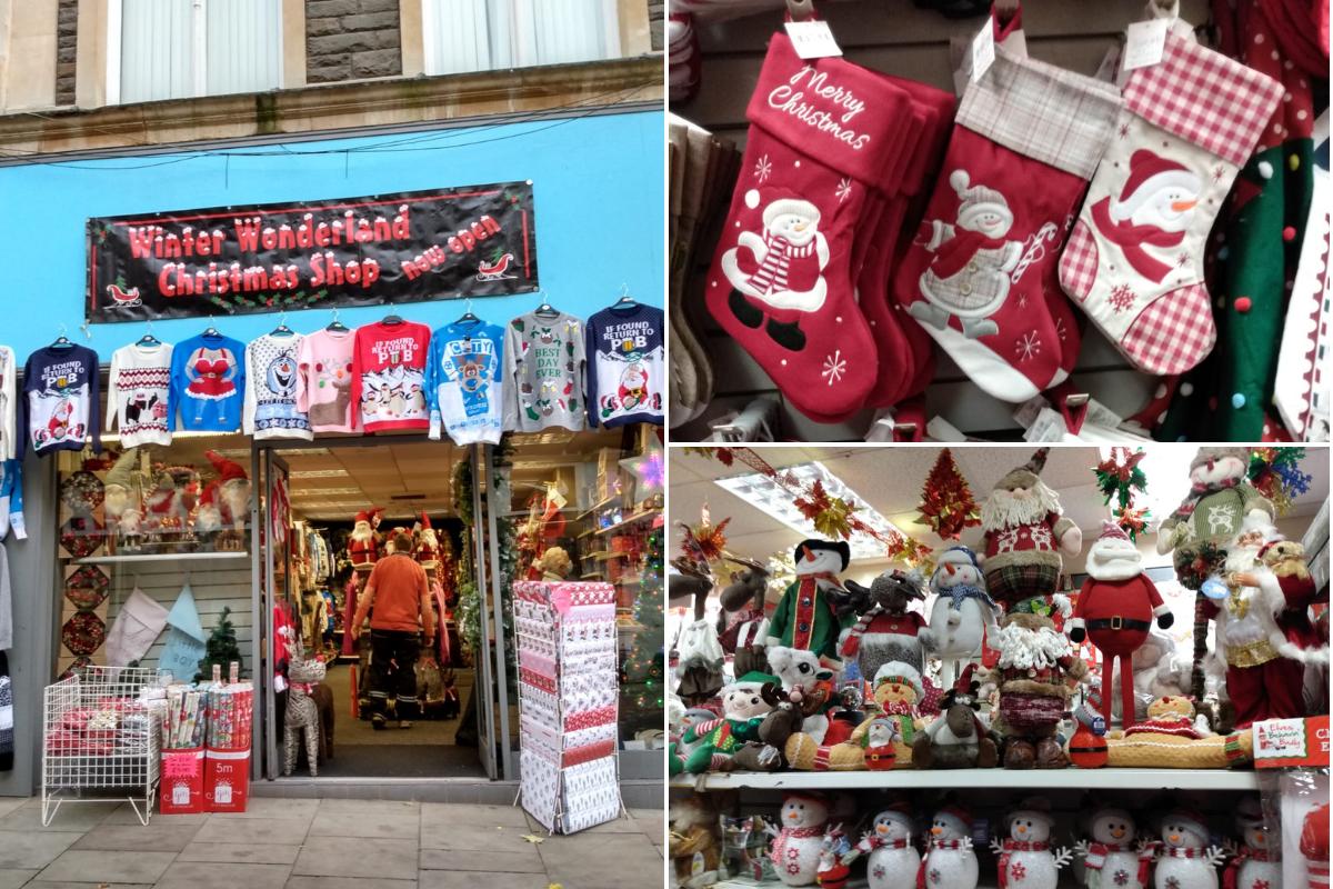 ophavsret Indkøbscenter Stille og rolig Winter Wonderland Christmas shop pop-up in Newport | South Wales Argus