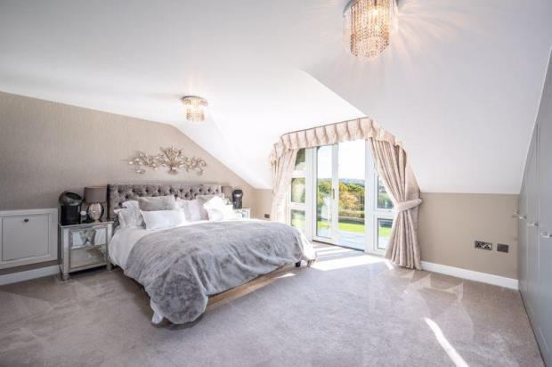 South Wales Argus: The master bedroom (Credit: Fine & Country)