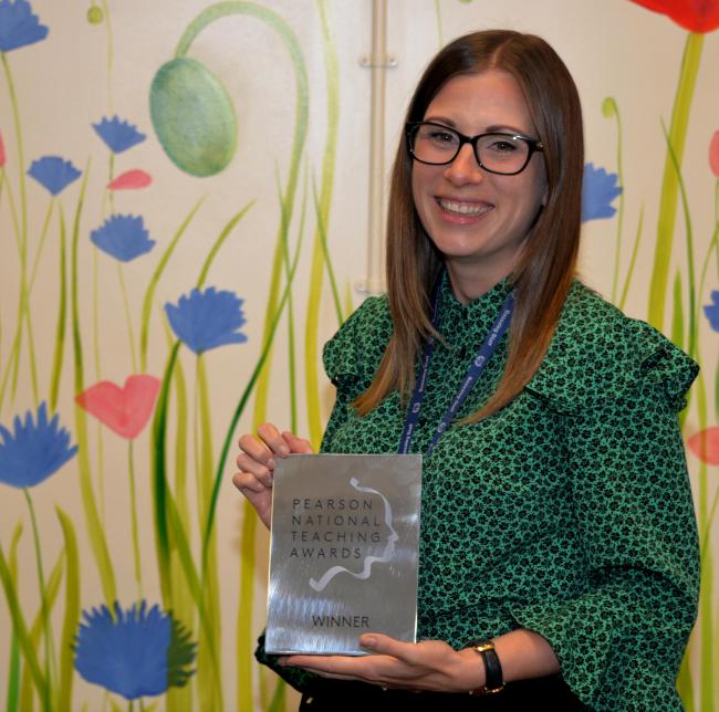 Abigail Chase has been praised as one of the best teachers in the UK.
