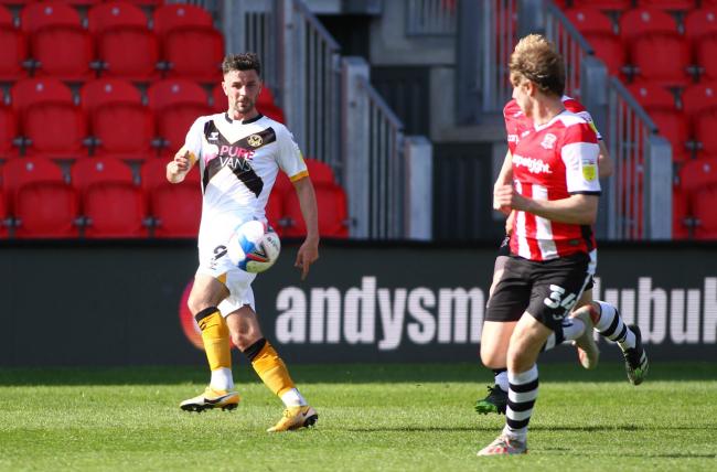 MOVE: Padraig Amond in action for County against Exeter last season
