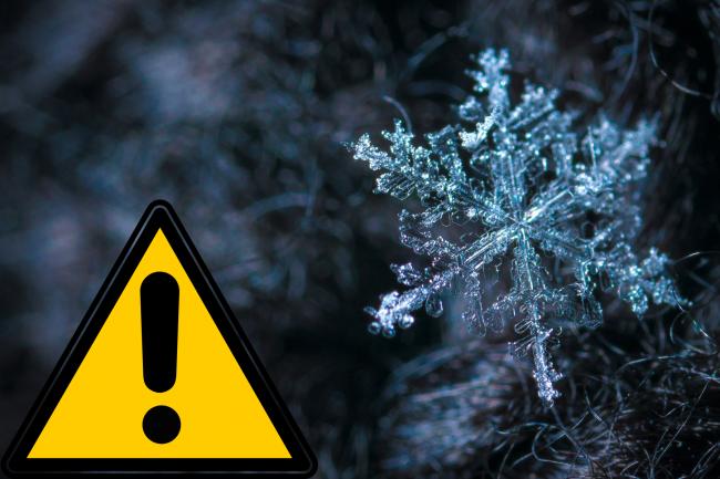 The Met Office is warning of icy stretches throughout Thursday morning and have issued a yellow weather warning for the region.