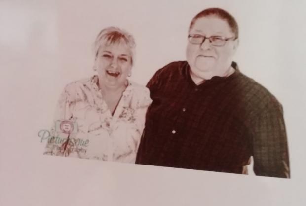 South Wales Argus: Sue and Rhydwin Davies were married for almost 45 years. (Picture: Sue Davies)