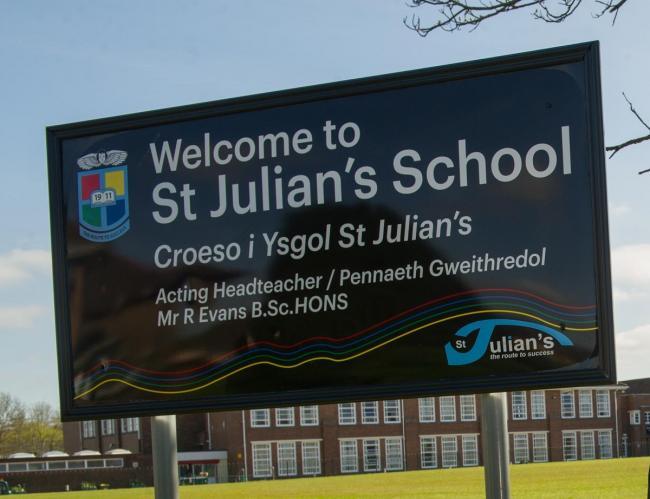 St Julian's secondary school was placed into 'special measures' in 2017.