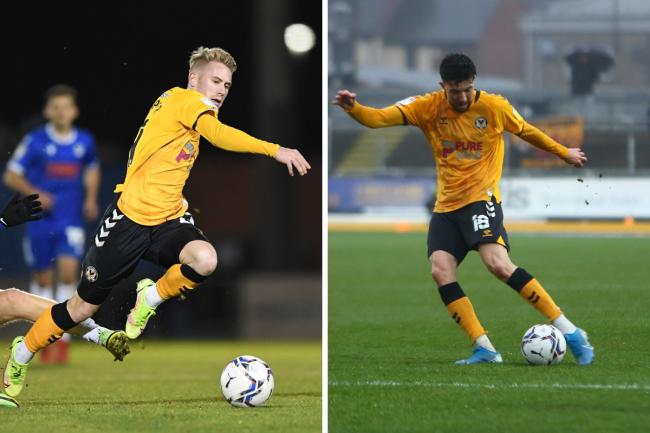 TALENTS: Ollie Cooper and Finn Azaz have been shining for County