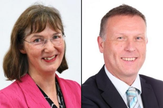 South Wales Argus: Dr Sarah Aitken and Glyn Jones. Pictures: Aneurin Bevan University Health Board