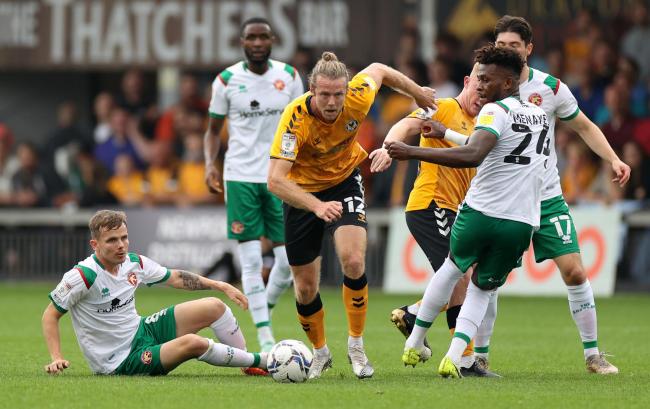 RETURN: Alex Fisher and Newport County hope to take on Walsall this weekend
