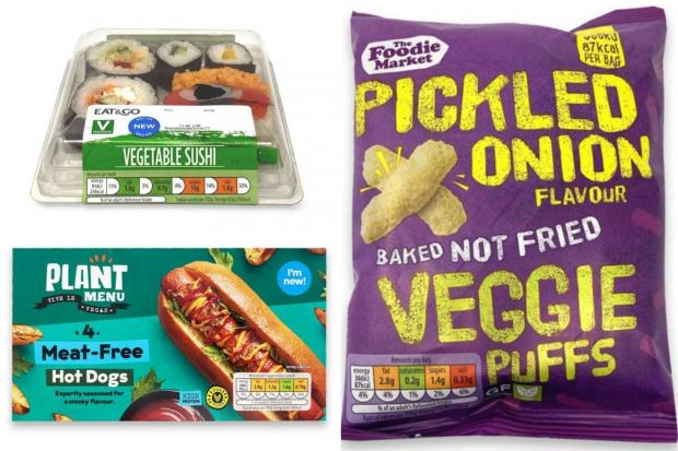 South Wales Argus: Photos via Aldi show the Veganuary range available in store and online.