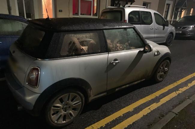 Gwent Police said this car was seized after its driver failed a roadside drug wipe. Picture: Gwent Police