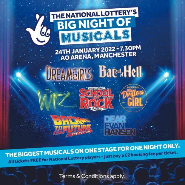 South Wales Argus: National Lottery's Big Night Of Musicals (Camelot)