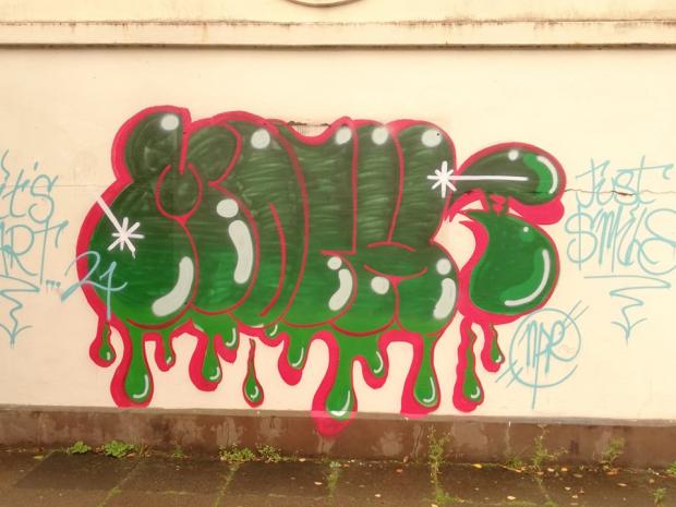 South Wales Argus: Graffiti has been on the rise in Abergavenny town centre. (Picture: Frankie Winters)