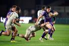 RETURN: Taine Basham in action against Lyon on December 17 - the last game the Dragons played