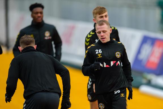 South Wales Argus: James Waite warming up for County South Wales Argus: James Waite warming up for County