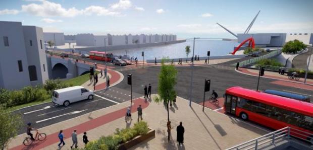 South Wales Argus: How the junction could instead look Picture: SEWTC