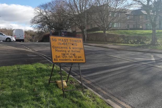 South Wales Argus: Signs like this have been placed around Bettws.