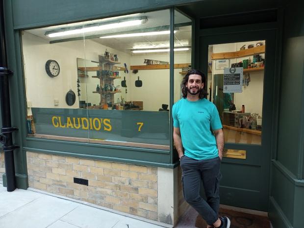 South Wales Argus: Barber and business owner Claudio Martini 