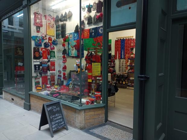 South Wales Argus: Welsh gifts are available at Market Arcade in Newport