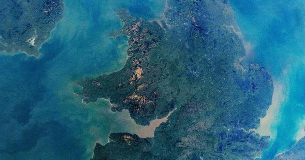 South Wales Argus: Wales as seen from space.  Photo: NASA via PA Wire
