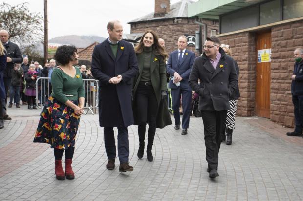 South Wales Argus: William and Kate in Abergavenny. Picture: Nanette Hepburn