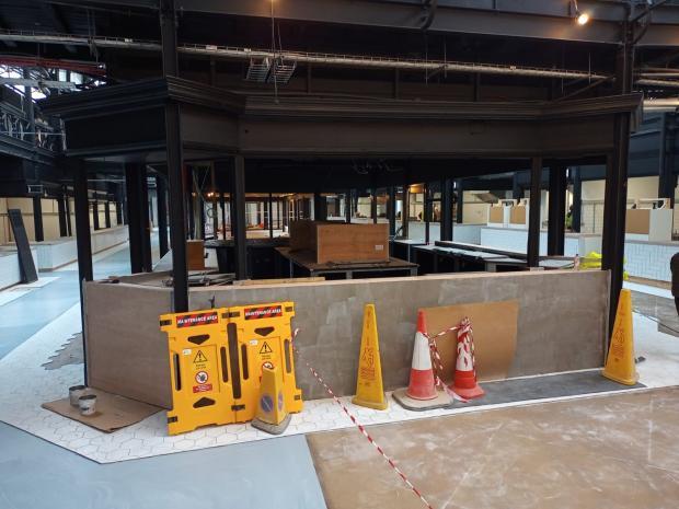 South Wales Argus: The food court is taking shape