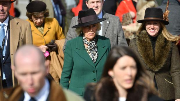 South Wales Argus: The Duchess of Cornwall joined racegoers on Ladies Day at the Cheltenham Festival. (PA)