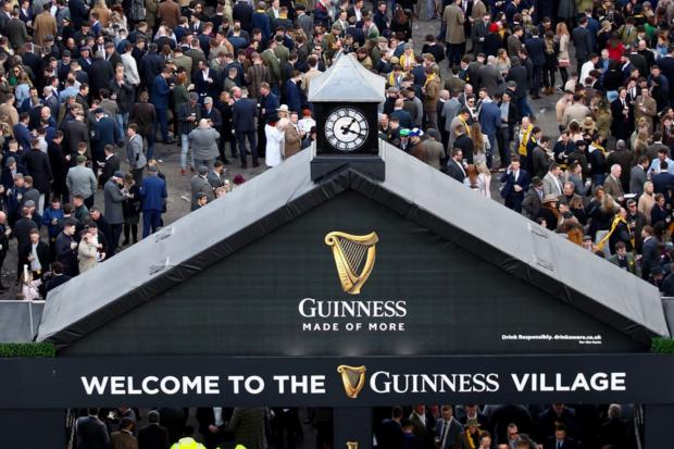 South Wales Argus: The Guinness Village is always a popular hang-out at the Cheltenham Festival.(Tim Goode/PA)
