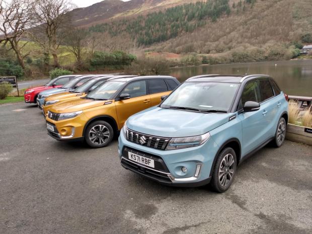South Wales Argus: The full hybrid Suzuki Vitara on test in Cheshire and Wales during the launch event 