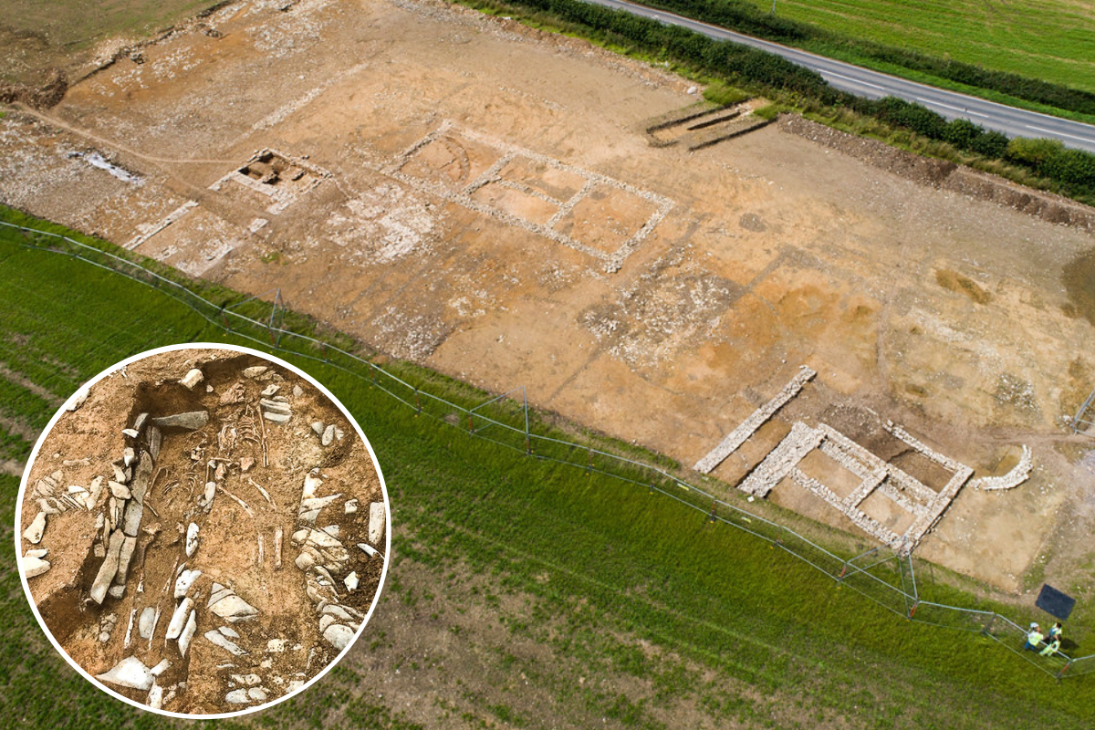 Look: Roman history uncovered at Five Mile Lane in Barry - Vimarsana News