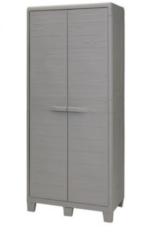 South Wales Argus: Livarno Home Tall Garden Storage Cupboard (Lidl)