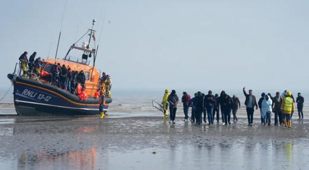 South Wales Argus: The tagging trial will be used for those who arrive in the UK in boats over the English Channel (PA)