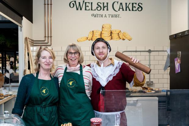 South Wales Argus: Maria, Liz,and Joe Granville of Rogue Welsh Cakes (Picture: Malgorzata Szydlik of MKS Photography)