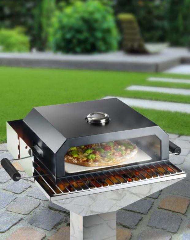 South Wales Argus: Gardenline Barbeque Pizza Oven (Aldi)