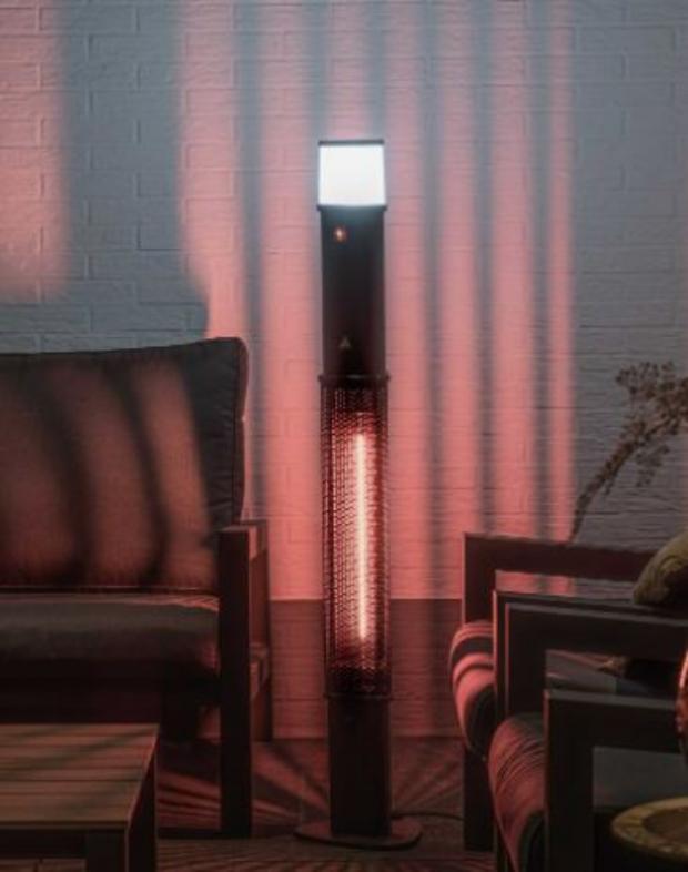 South Wales Argus: Patio Heater With Bluetooth Speaker (Aldi)