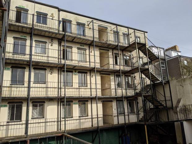 South Wales Argus: The former Ship Hotel was first converted into flats in the 70s. 