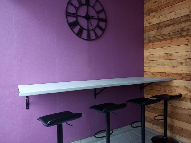 South Wales Argus: A small seating area at Bakehouse Cakes